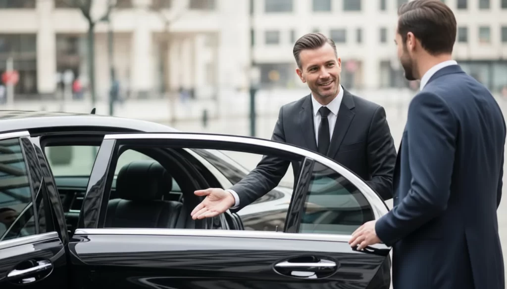 Executive airport transportation pickup in San Diego
